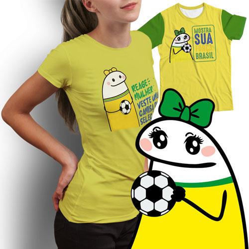 Artes Flork Camisetas Brasil 20 Estampas Torcedor Copa Png