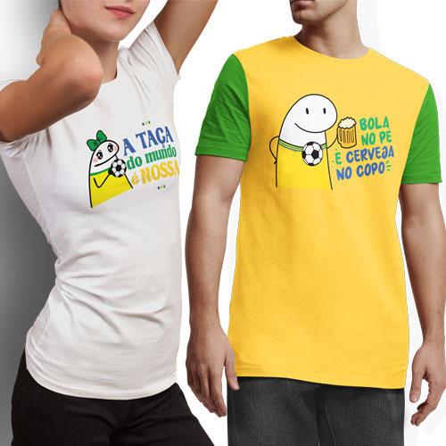 Artes Flork Camisetas Brasil 20 Estampas Torcedor Copa Png