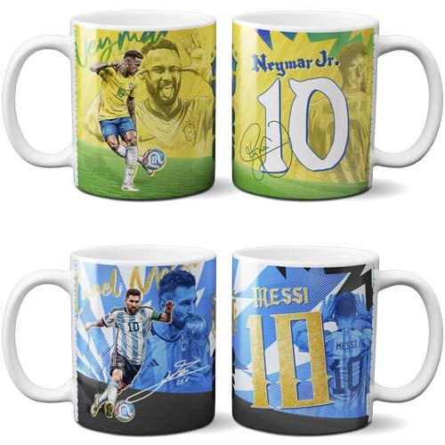 Artes Sublimação Canecas Craques da Copa 2026 Mockups Png