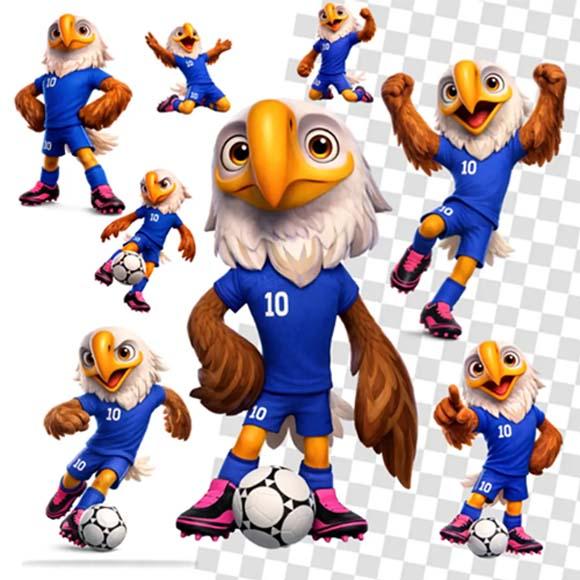 Kit Digital Artes Mascotes Copa do Mundo 2026 Kit Digital