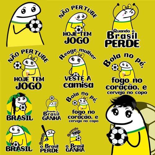 Kit Digital Artes Florks Brasil Copa Mundo Futebol Flork