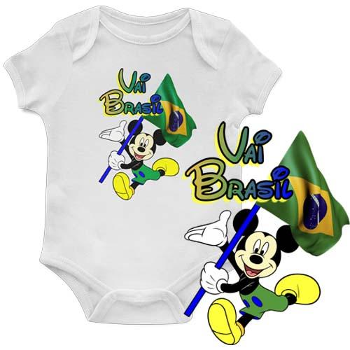 Pack Artes Body Baby Torcida Copa Mundo Brasil Sublimação