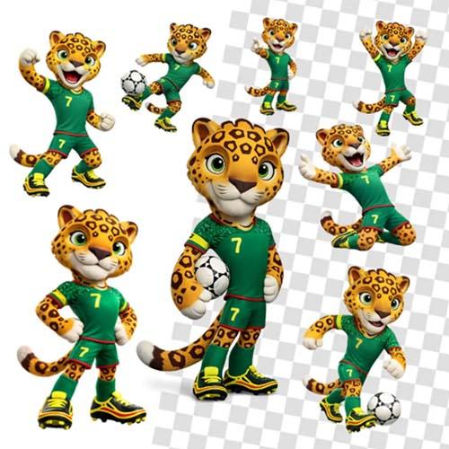 Pack Artes Mascotes Copa Mundo 2026 Kit Digital Sublimação