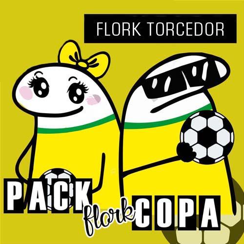 Pack Florks Torcedor Brasil Copa Artes Png Estampas Flork