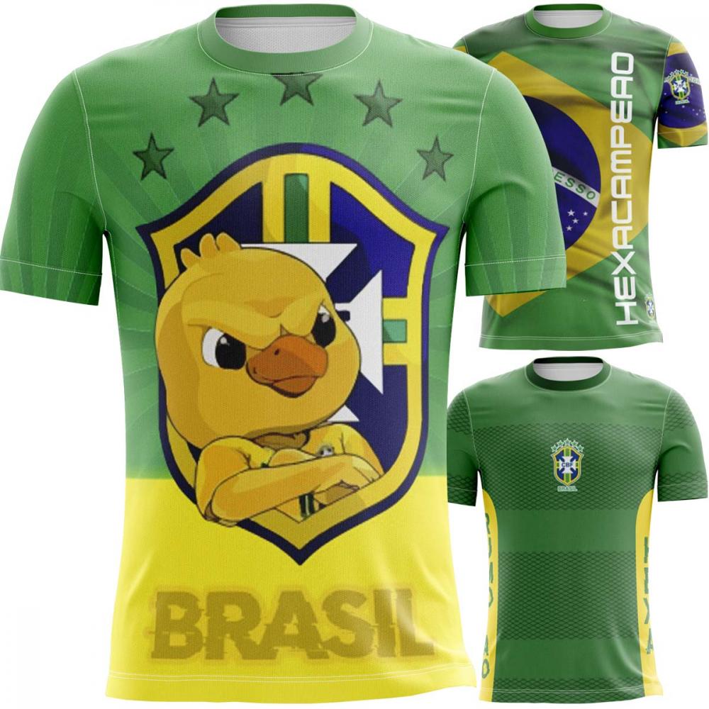Pacote 20 Artes Camisetas Torcedor Brasil Copa Mundo Futebol