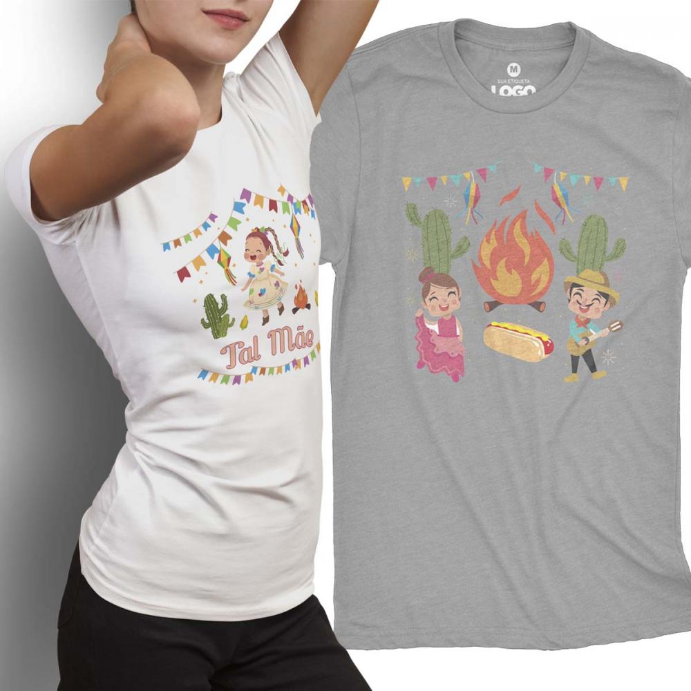 Artes Camisetas Festa Junina Sublimação Vetores Mockups
