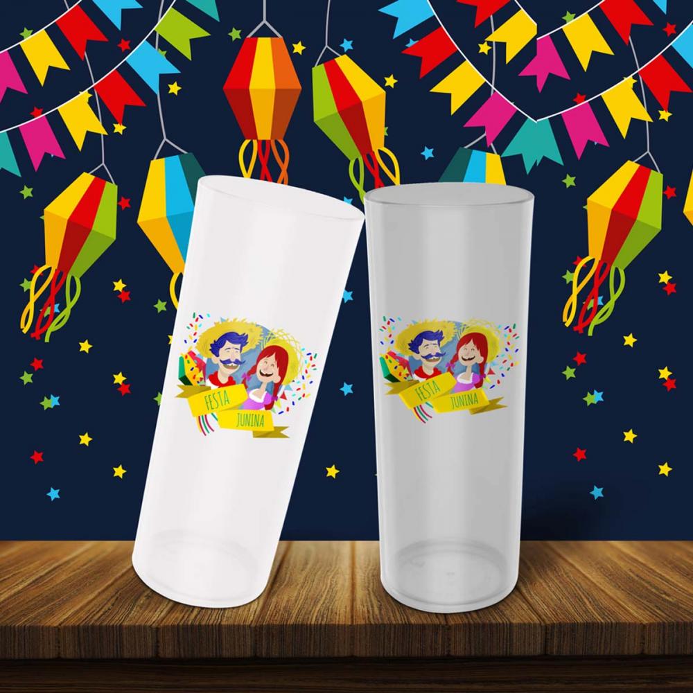 Artes Long Drink Festa Junina Sublimação Estampas