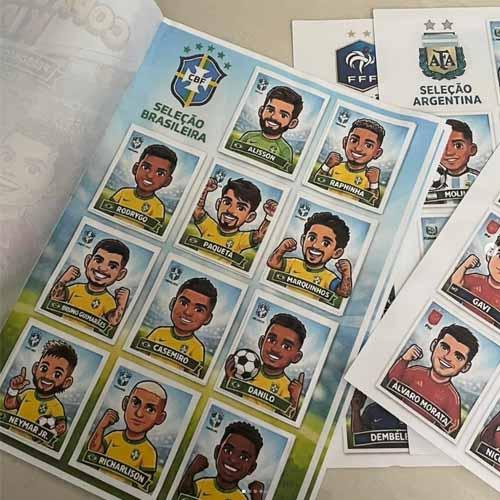 Pacote Artes Álbum Kids Infantil Figurinhas Copa Mundo 2026