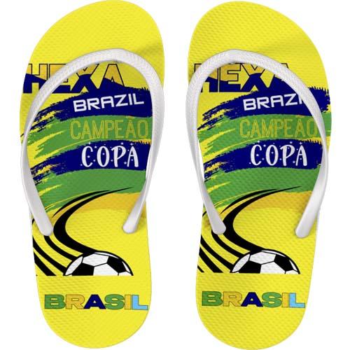 Pacote Artes Chinelos Copa Mundo Futebol Torcida Brasil