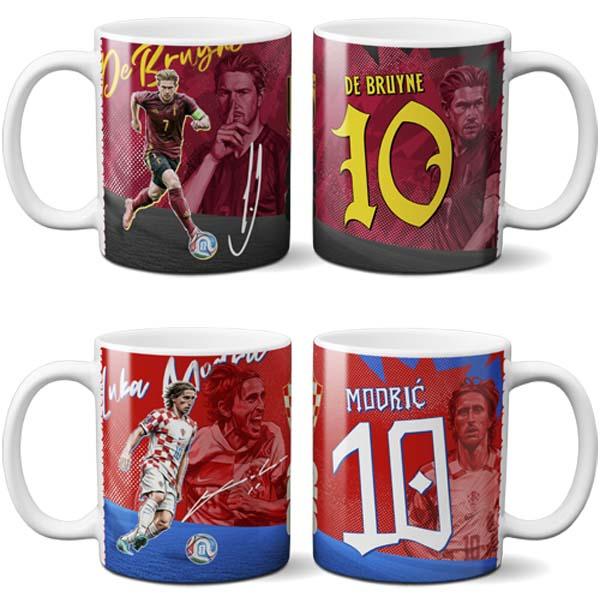 Pacote Artes Sublimação Canecas Craques da Copa 2026 Mockups