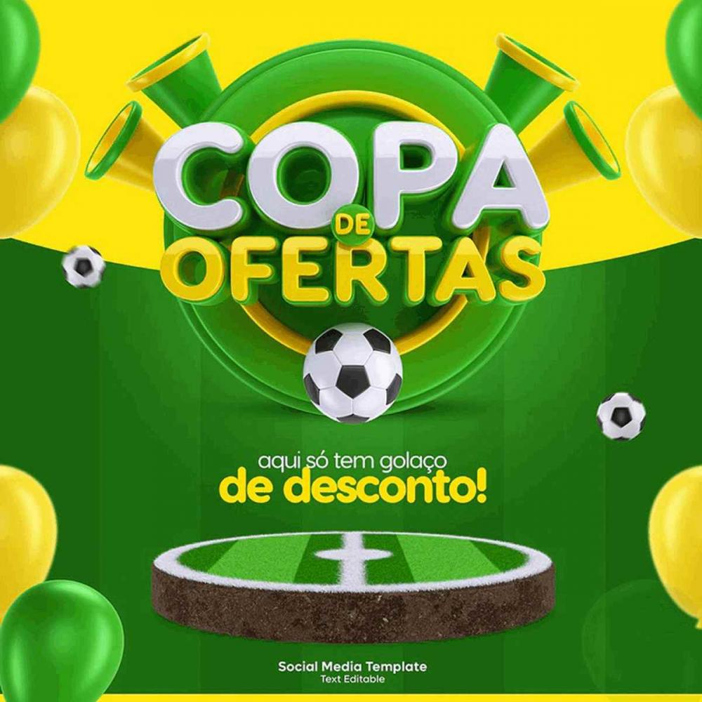 Pacote Artes Psd Banners Propagandas Brasil Copa Mundo