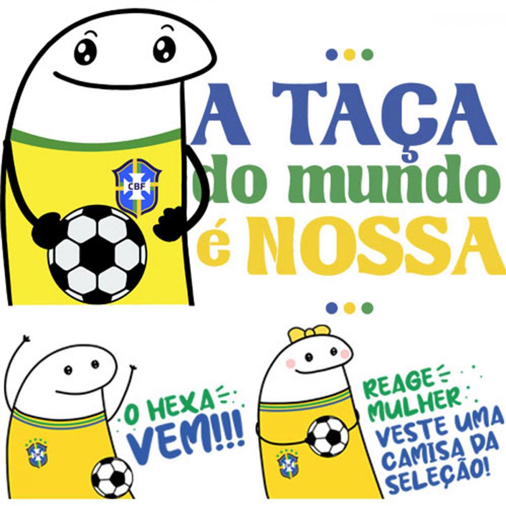 Pacote Artes Png Florks Flork Torcedor Brasil Copa Mundo Png