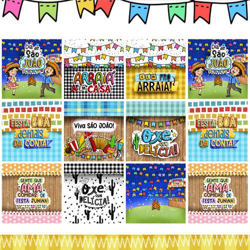Artes Png Frases Coloridas Festa Junina Sublimação Arraial