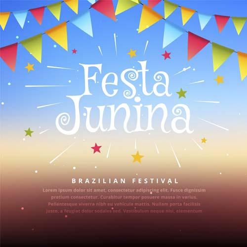 Banners Flyers Cartaz Festa Junina Editáveis