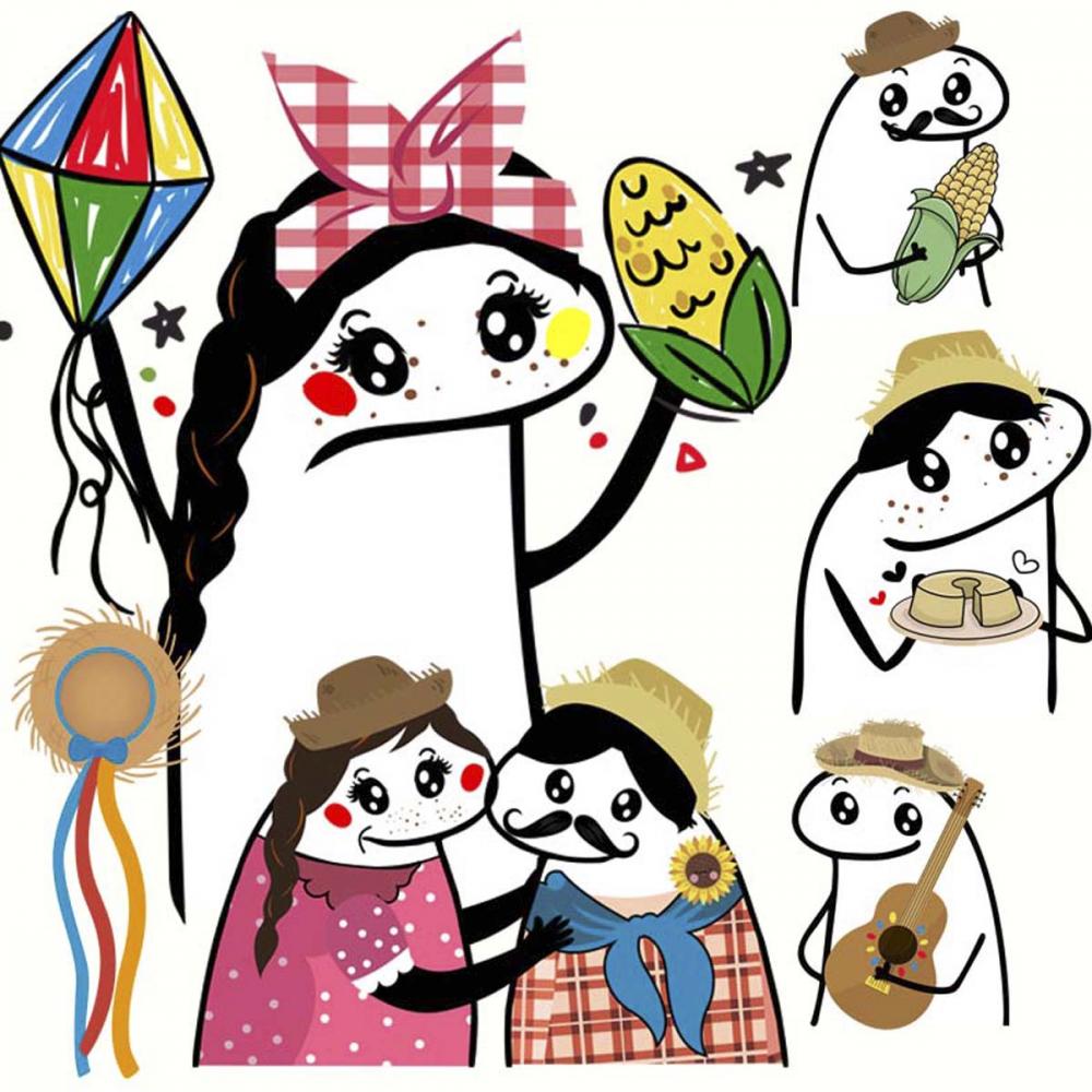 Estampas Flork Festa Junina Sublimação 40 Artes Pack2
