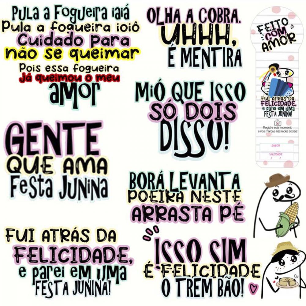 Estampas Flork Festa Junina Sublimação 40 Artes Pack2