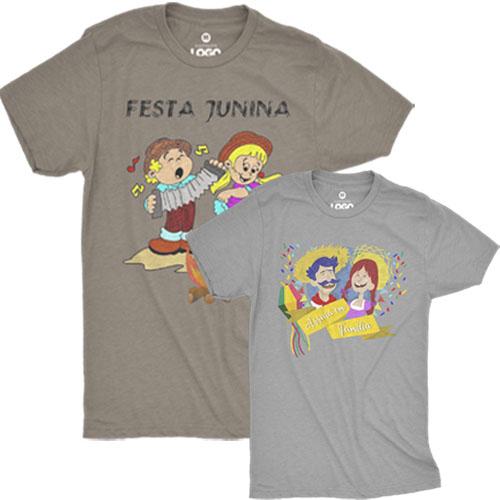 Estampas Sublimação Camisetas Festa Junina Mockups