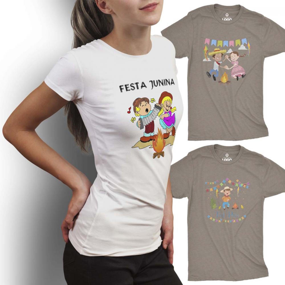 Pack 50 Artes Festa Junina Sublimação Camisetas Vetores
