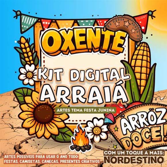 Pack Artes Festa Junina Kit Digital Pandoca Png Sublimação