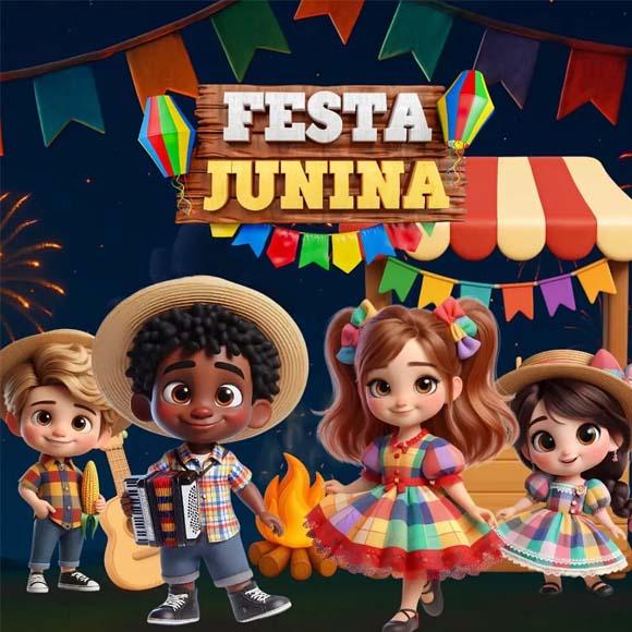 Pack Artes Festa Junina Imagens Kit Digital Mkartes Arraiá