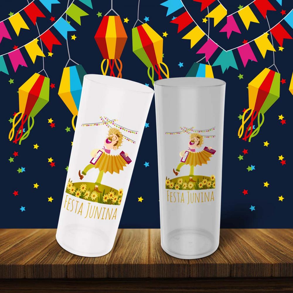 Pacote Artes Long Drink Festa Junina Sublimação Mockups