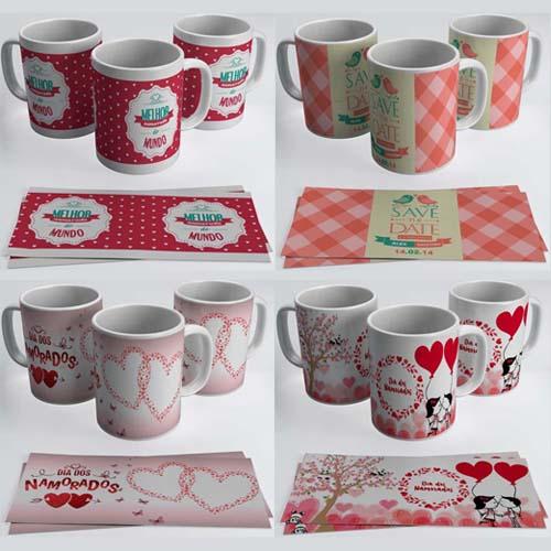 Artes Namorados Sublimação Canecas Sublimação 150 Estampas