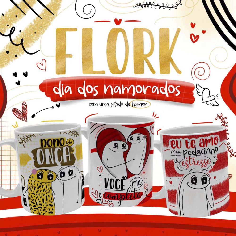 Artes Kit Digital Flork Namorados Estampas Sublimação Png