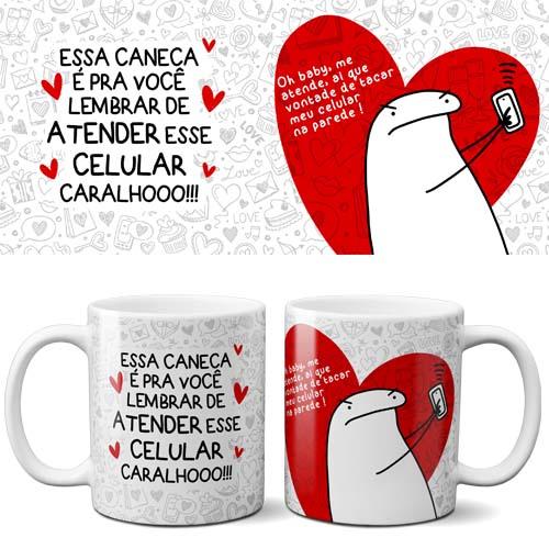 Artes Sublimação Canecas Flork Dia dos Namorados Mockups