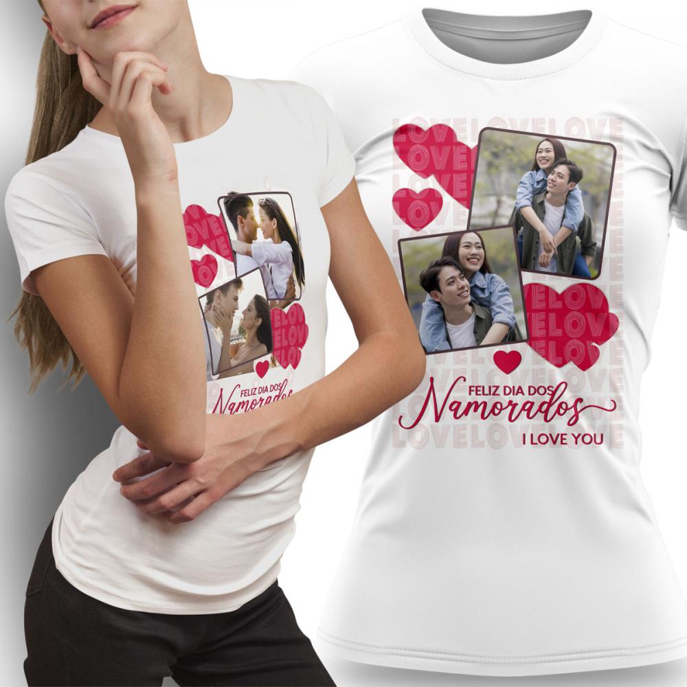 Estampas Dia dos Namorados 2026 Sublimação Camisetas Mockups