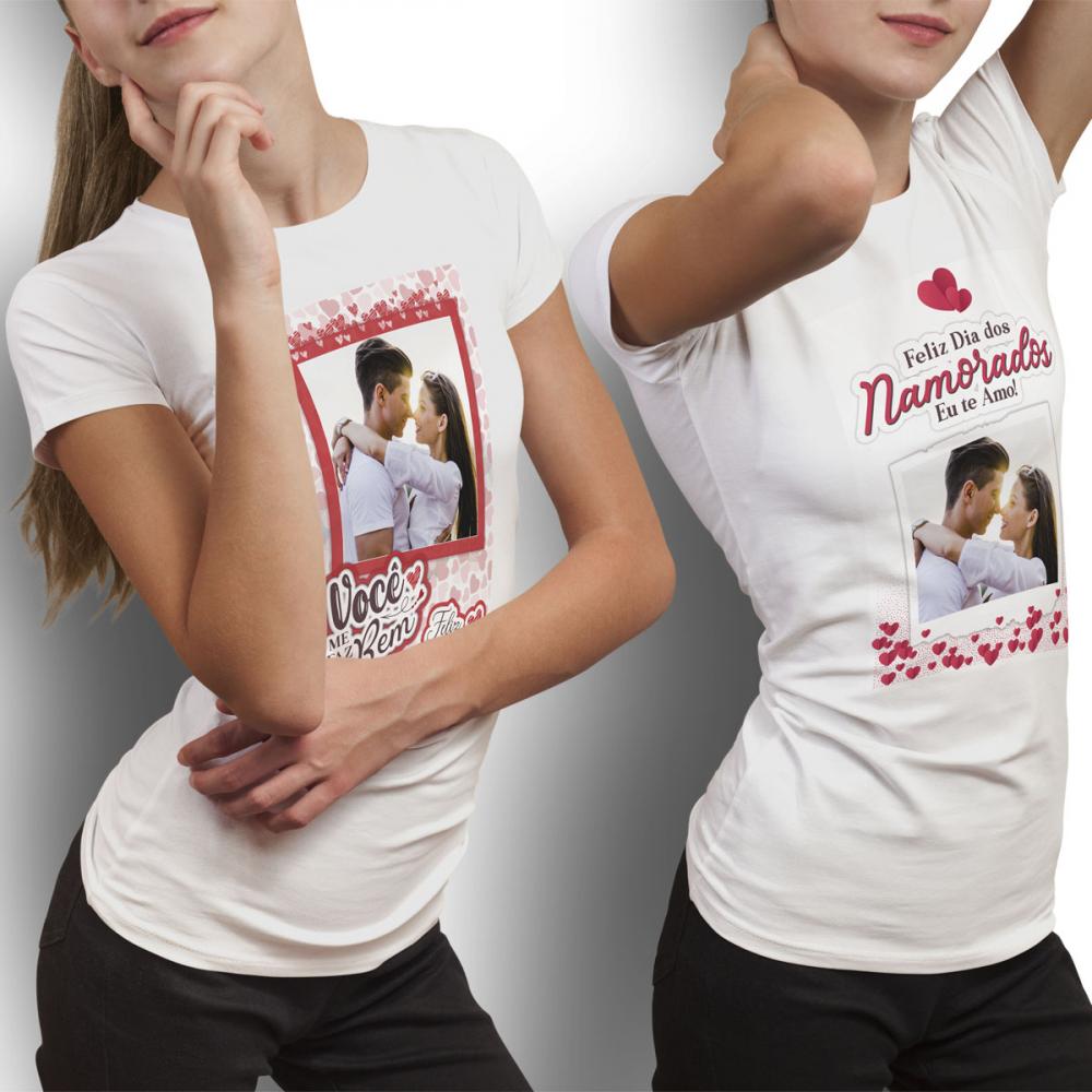 Estampas Dia dos Namorados 2026 Sublimação Camisetas Mockups