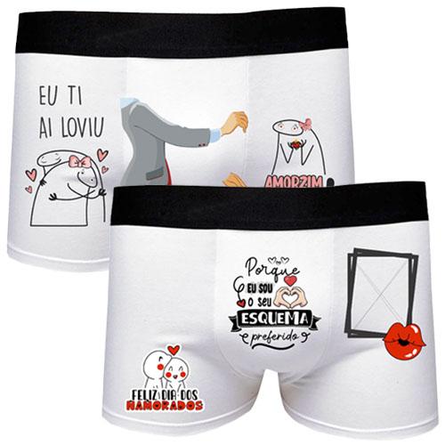Estampas Cuecas Dia dos Namorados Artes Sublimação Mockups