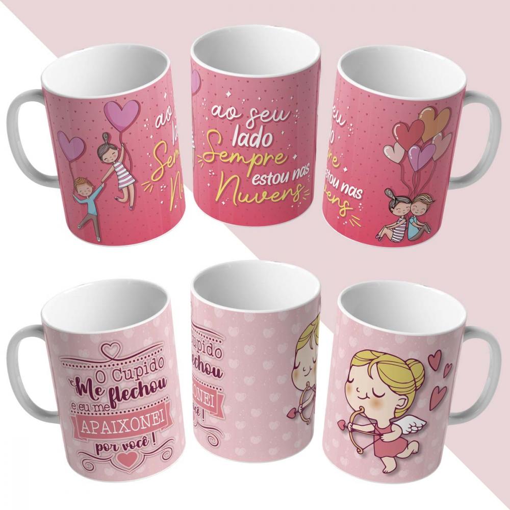 Estampas Namorados Sublimação Canecas 40 Artes Sublimação