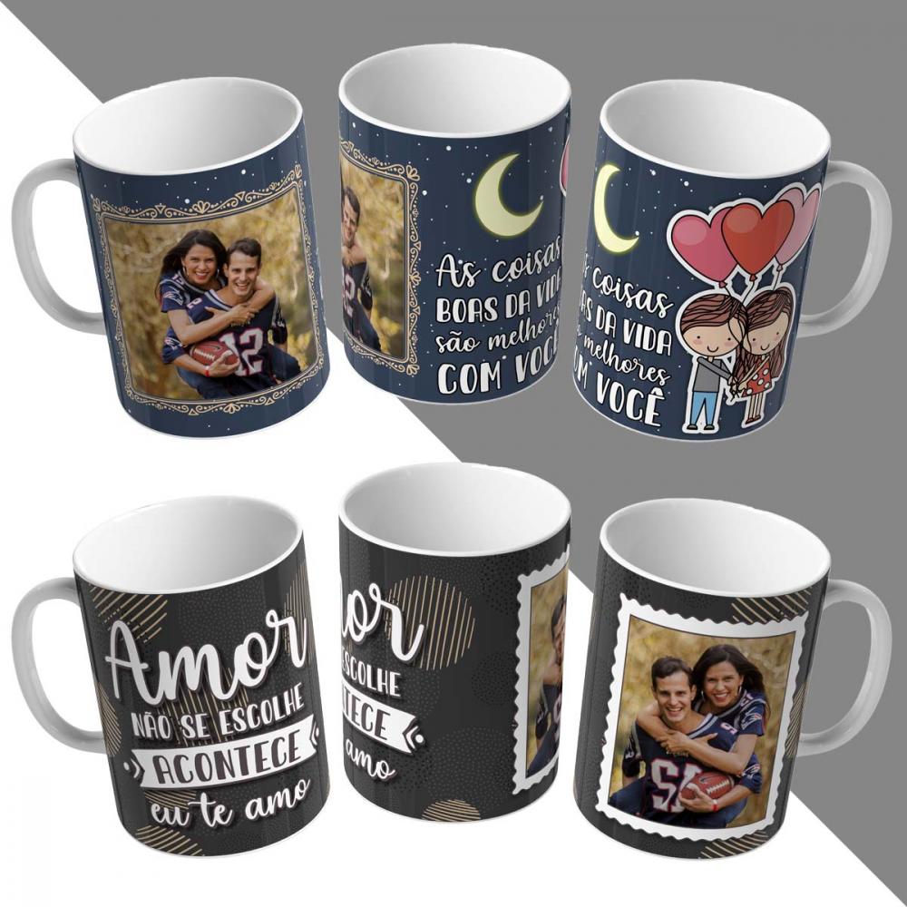 Estampas Namorados Sublimação Canecas 40 Artes Sublimação