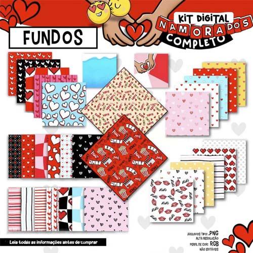 Estampas Frases Decorativas Png Pack 5 Dia dos Namorados