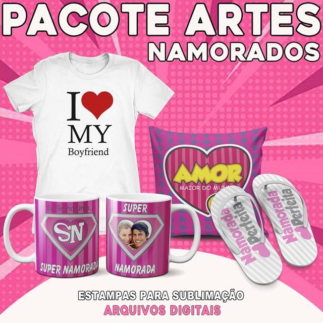 Kit Estampas Dia dos Namorados Sublimação Artes Prontas