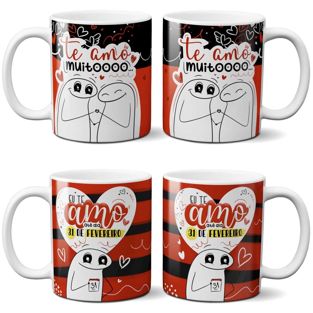 Pack Artes Florks Namorados Sublimação Canecas Estampas