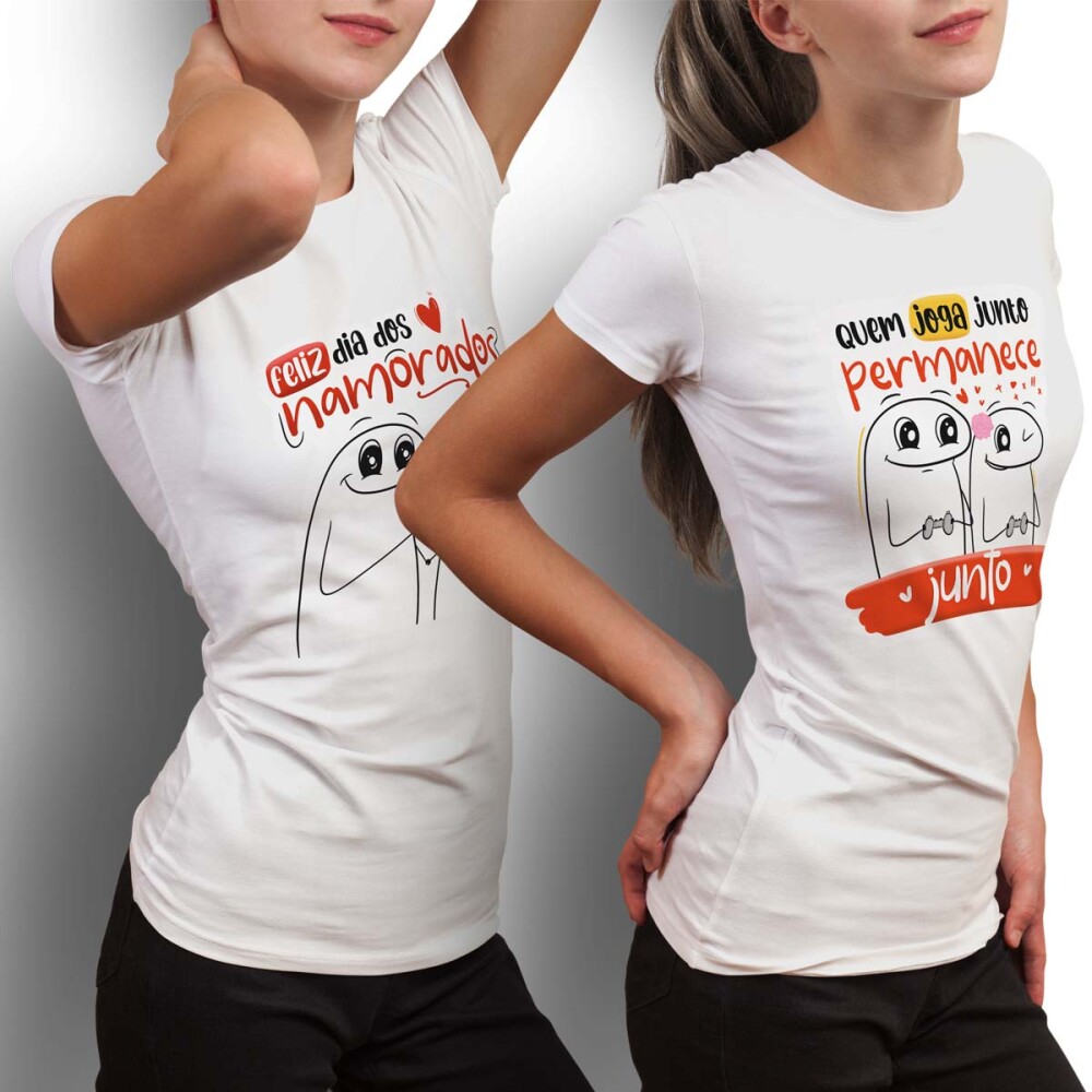 Pack Artes Florks Namorados Sublimação Camisetas Estampas