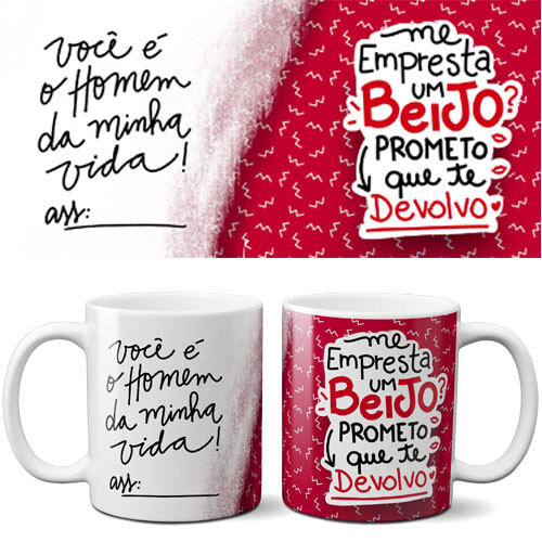 Pack Estampas Artes Canecas Dia dos Namorados Mockups Pack2