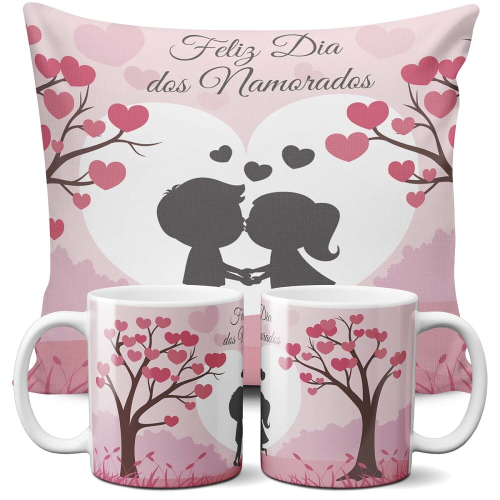 Pack Digital 40 Artes Namorados Sublimação Almofadas Canecas