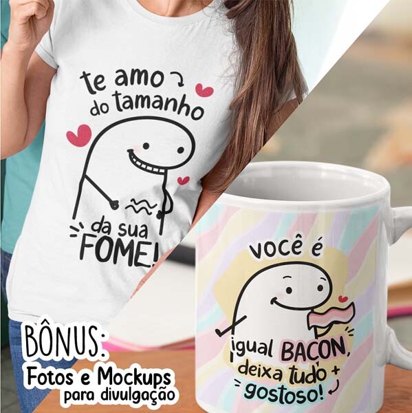 Pacote Artes Flork Namorados Apaixoinados Estampas Pack2
