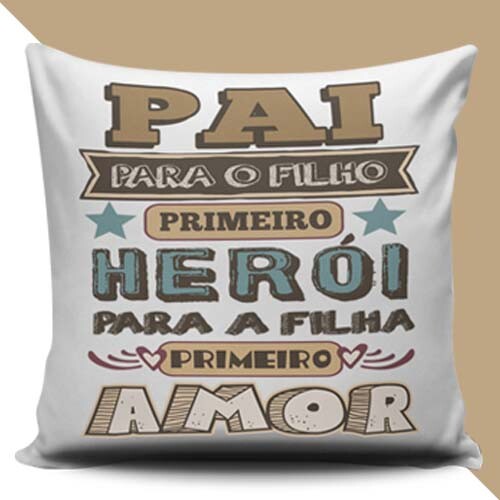 Artes Lettering Png Almofadas Dia dos Pais Sublimação