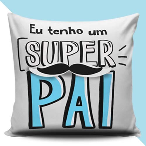 Artes Lettering Png Almofadas Dia dos Pais Sublimação