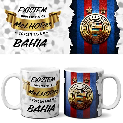 Artes Canecas Times Estampas Psd Sublimação Dia dos Pais