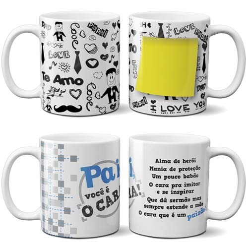 Pack 550 Estampas Sublimação Canecas Dia dos Pais Artes