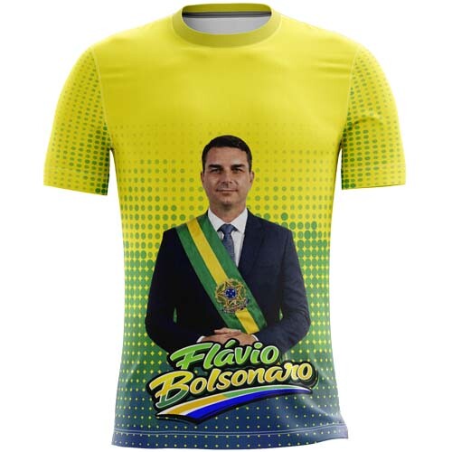 Estampas Camisetas Flávio Bolsonaro Presidente Sublimação Tota