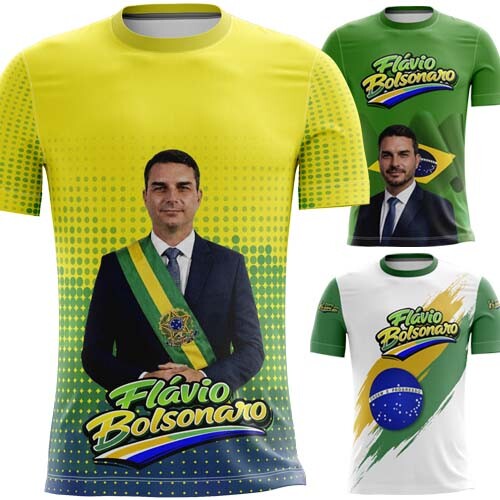 Pack Artes Flávio Bolsonaro Presidente Camisetas Sublimação 15