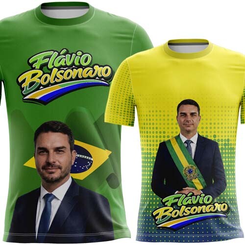 Pack Artes Flávio Bolsonaro Presidente Camisetas Sublimação 15