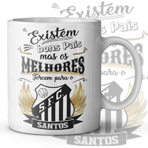 Vetores Artes Canecas Dia dos Pais Times Futebol Sublimação