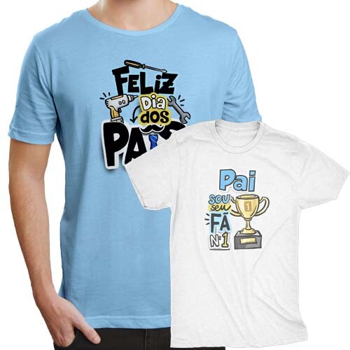 Pacote Artes Png Sublimação Camisetas Dia dos Pais Frases