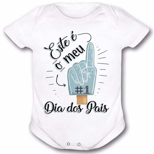 Estampas Sublimação Body Baby Dia dos Pais Editáveis
